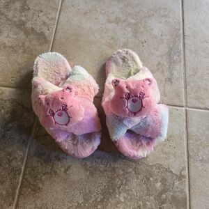 Care Bear slippers Size 7/8 small/medium